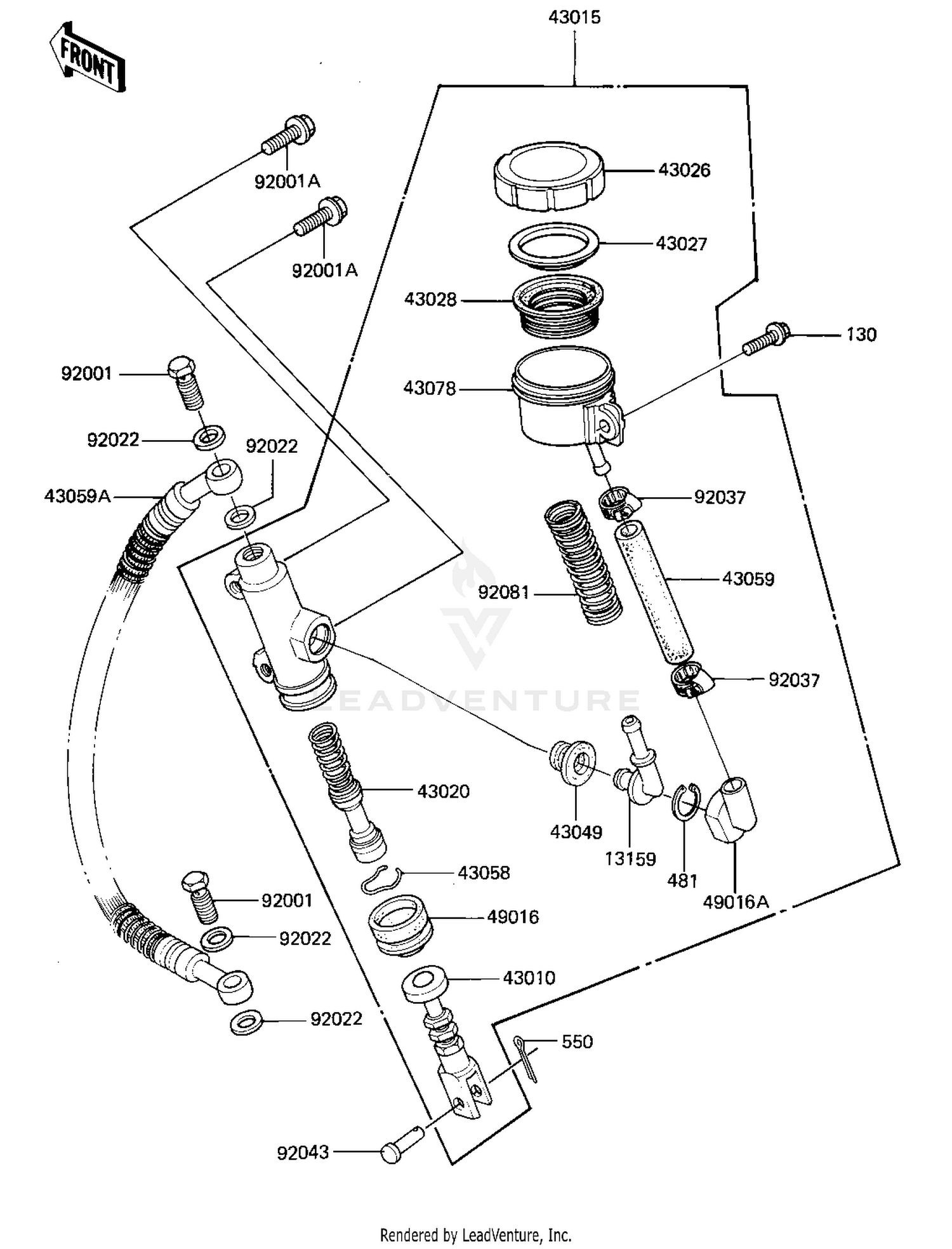 REAR MASTER CYLINDER