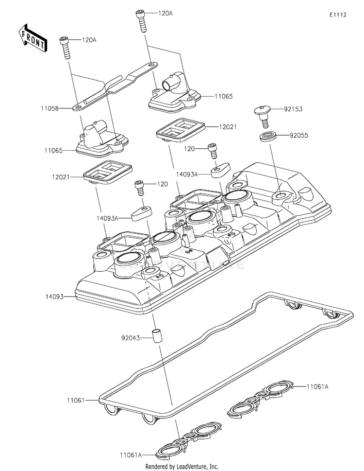 Cylinder Head Cover Schematic