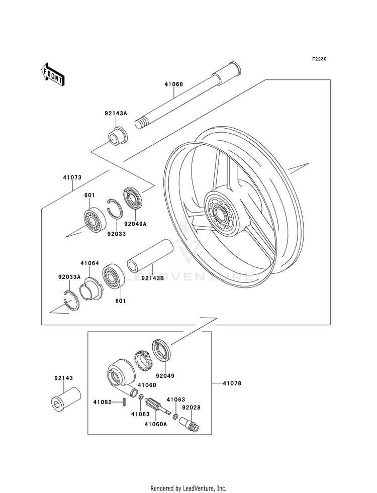 Front Wheel Schematic