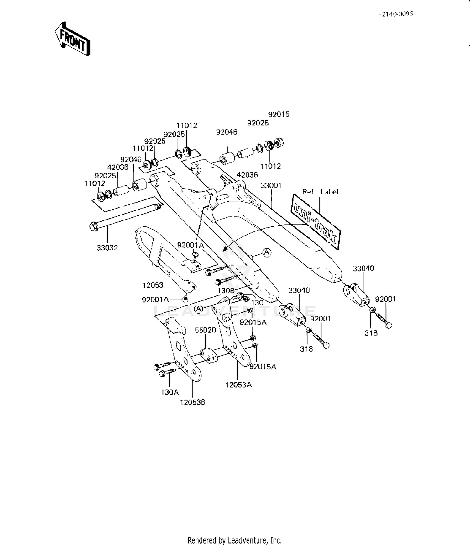 SWING ARM (KX125-B1)