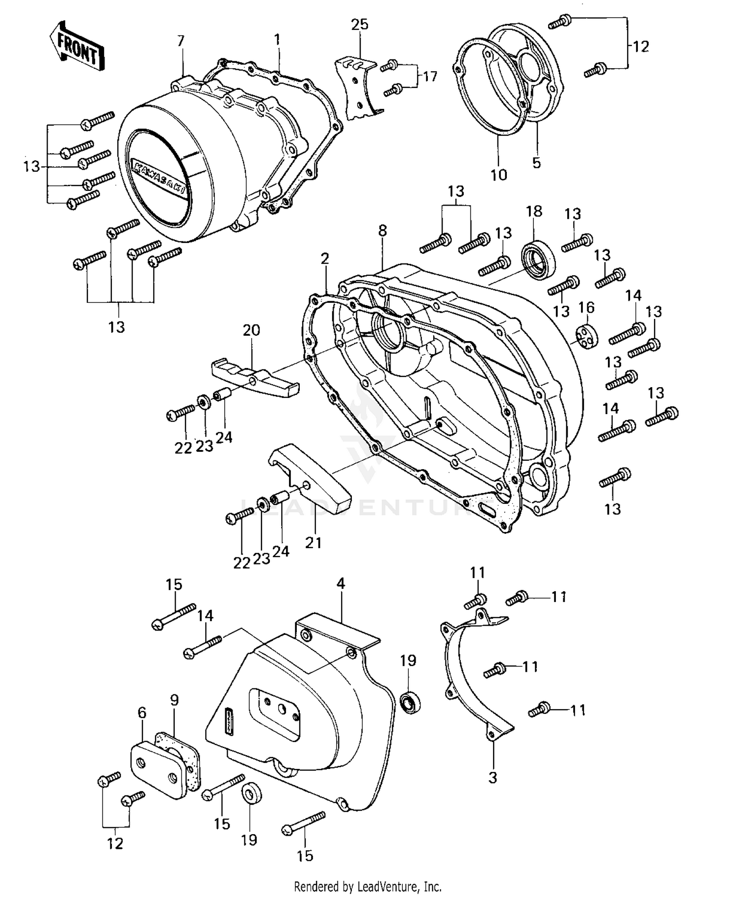 ENGINE COVERS ('80 D1)