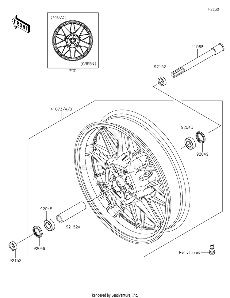 Front Wheel Schematic
