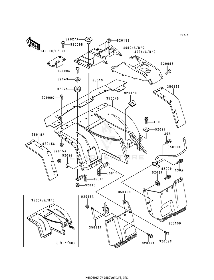 Front Fender(S) Schematic