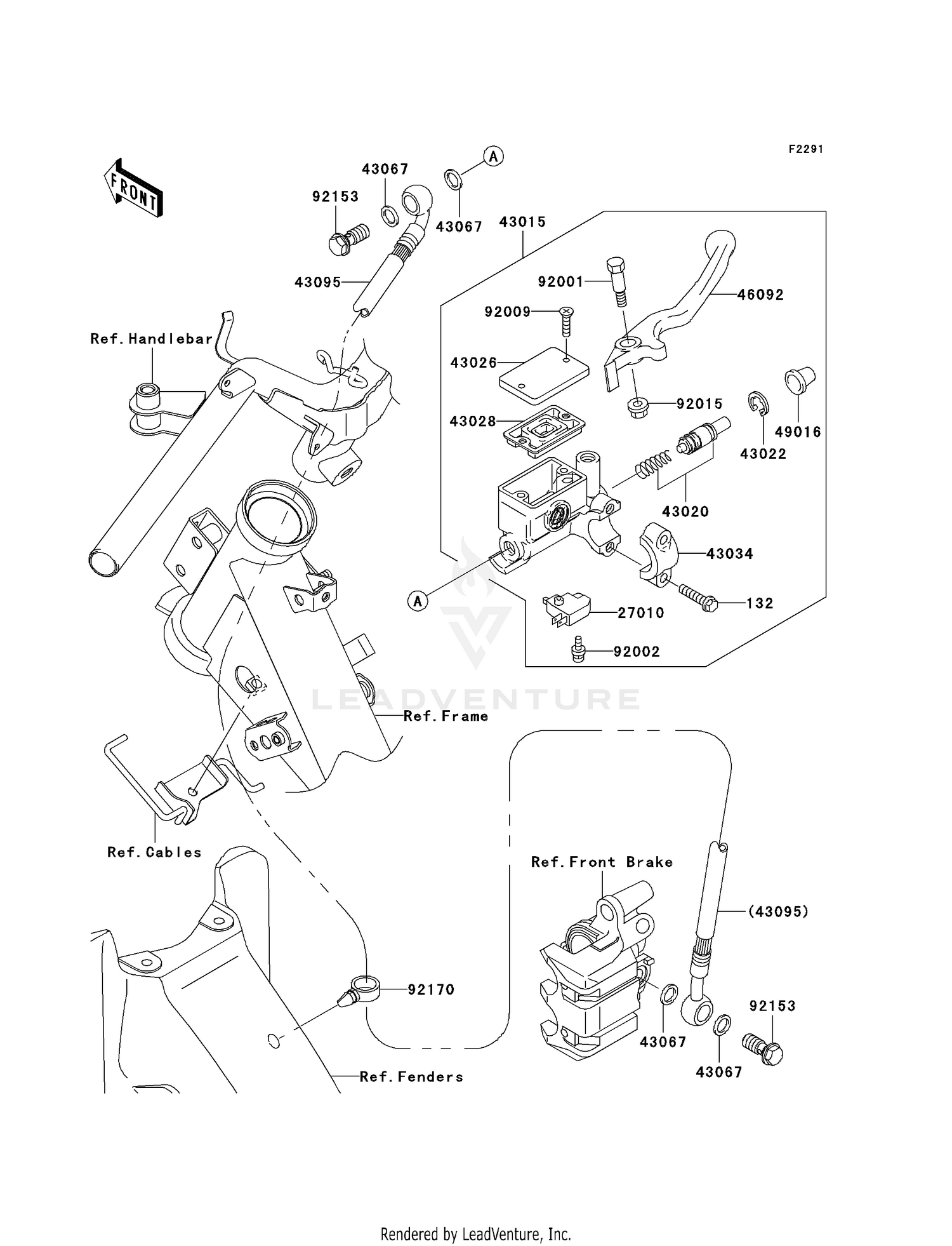 FRONT MASTER CYLINDER