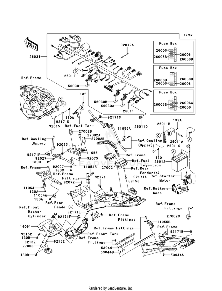 Chassis Electrical Equipment (B8f) Schematic