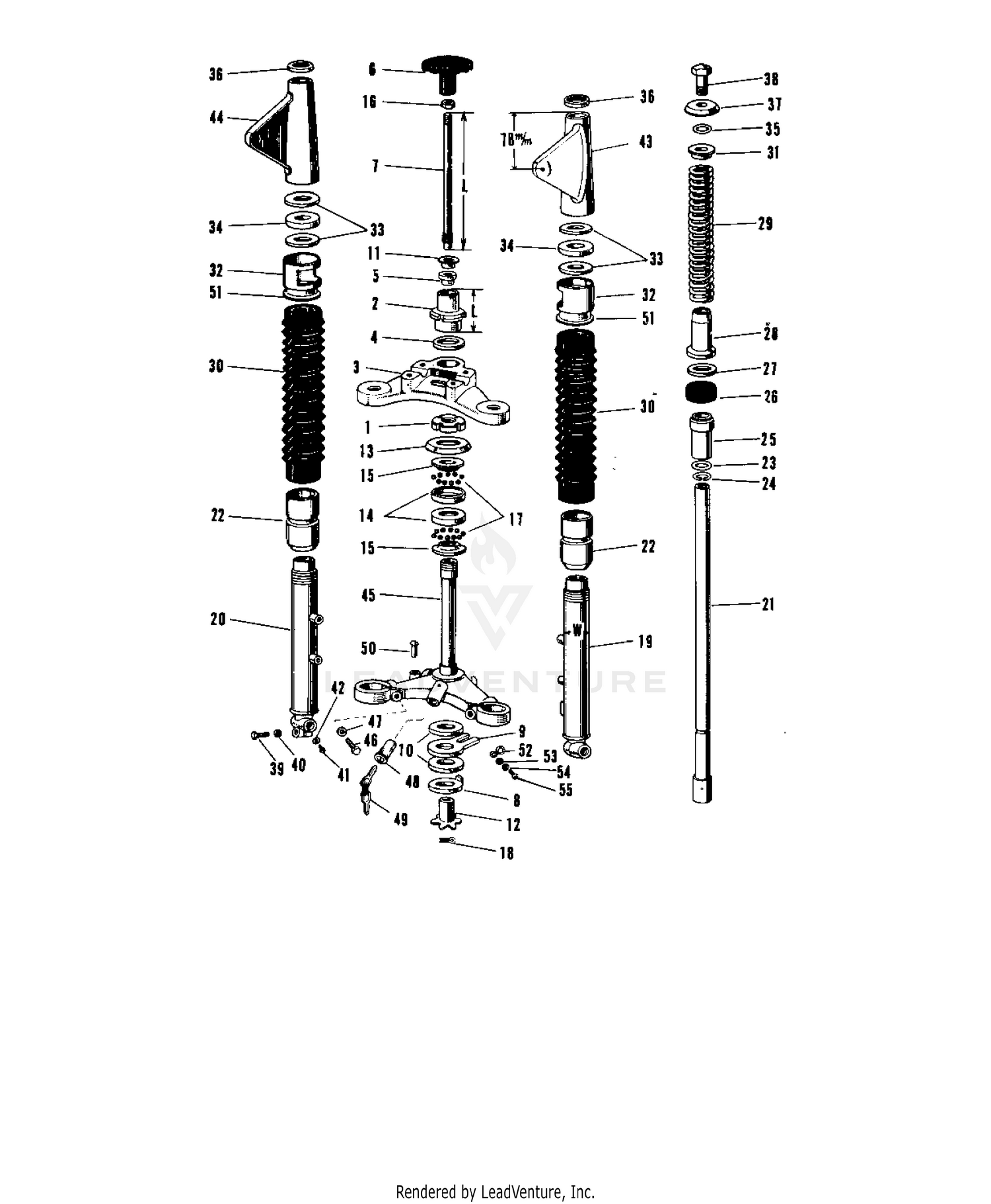 FRONT FORK A1-A7SS 1