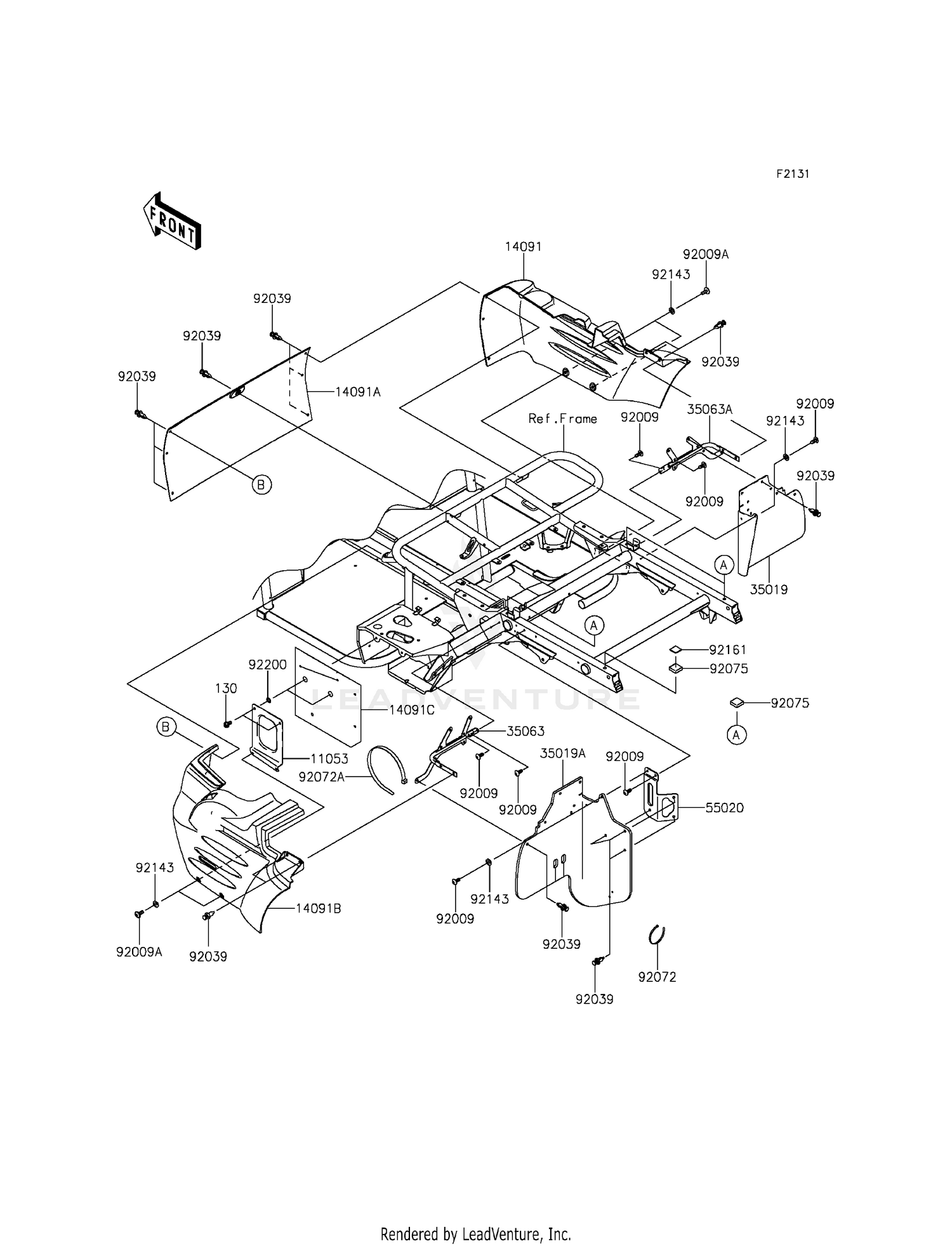 FRAME FITTINGS (REAR)