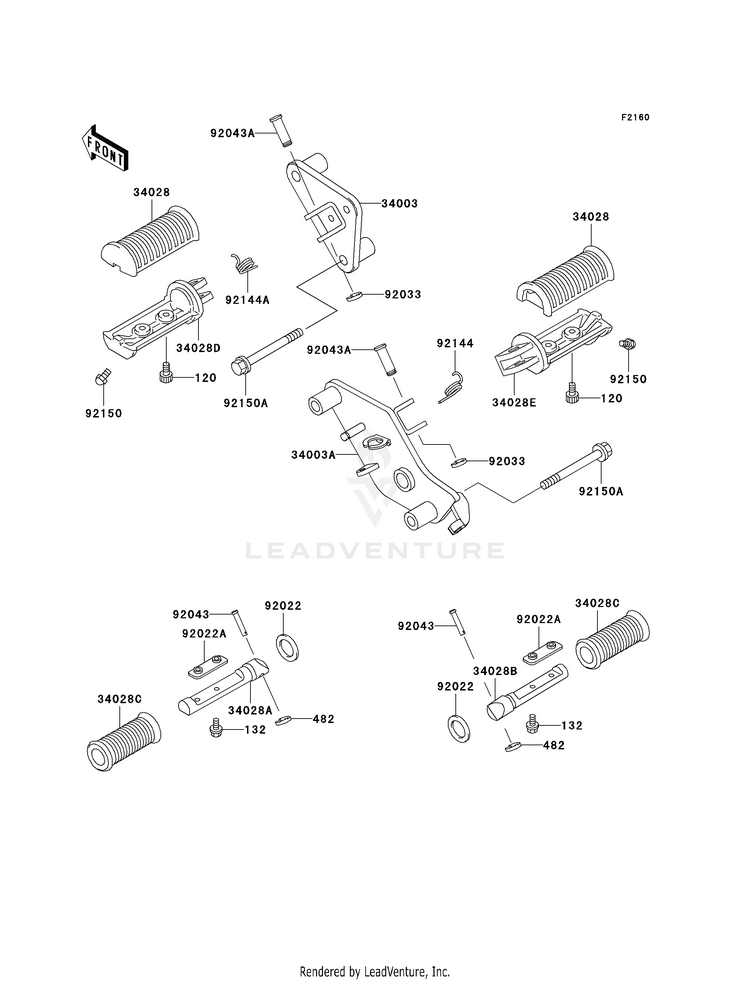 Footrests Schematic