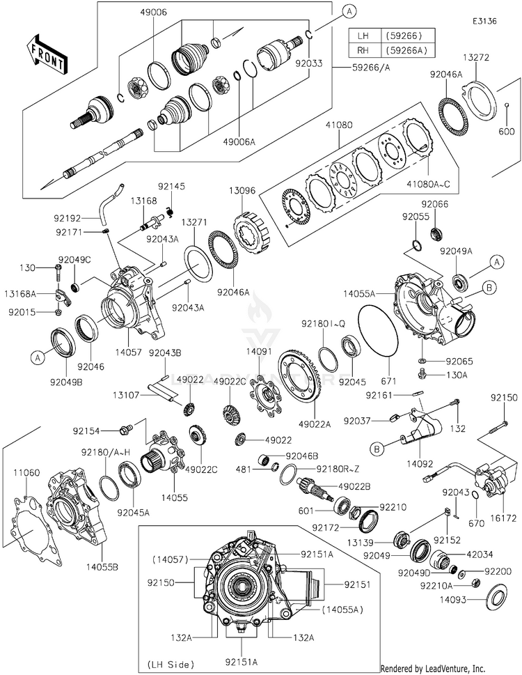 Drive Shaft-Front Schematic