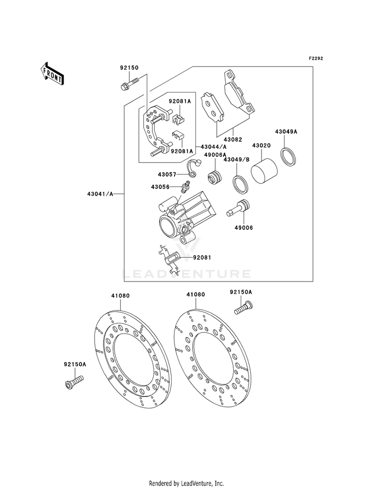 Front Brake Schematic