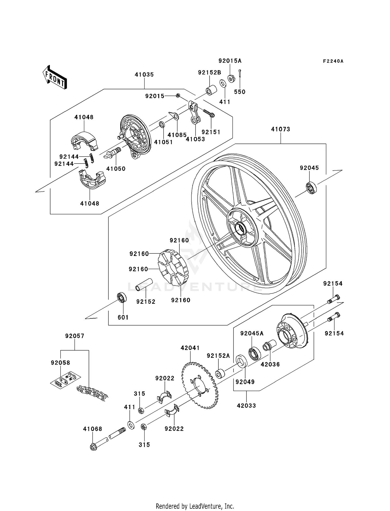 REAR HUB (SCF)