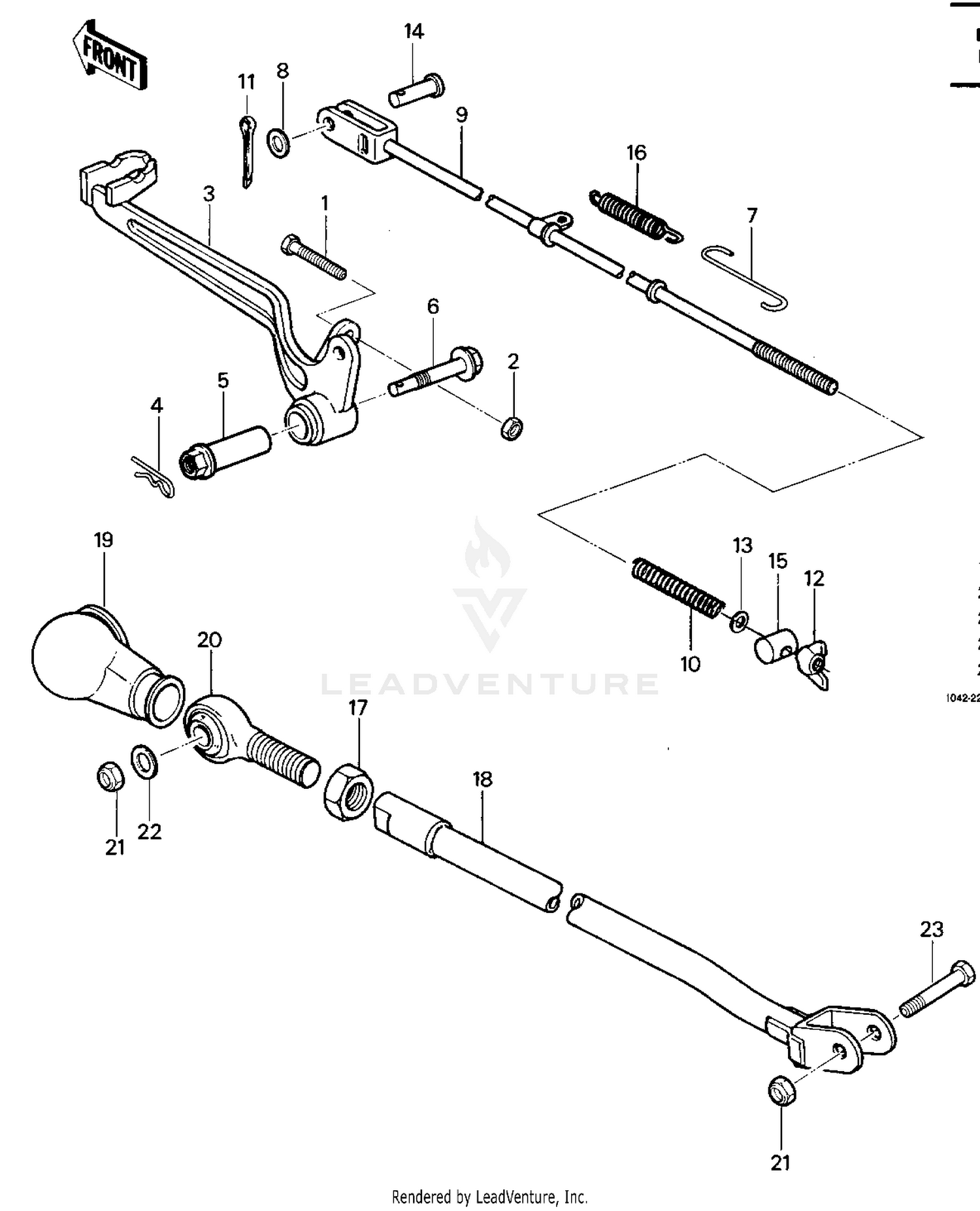 BRAKE PEDAL/TORQUE LINK