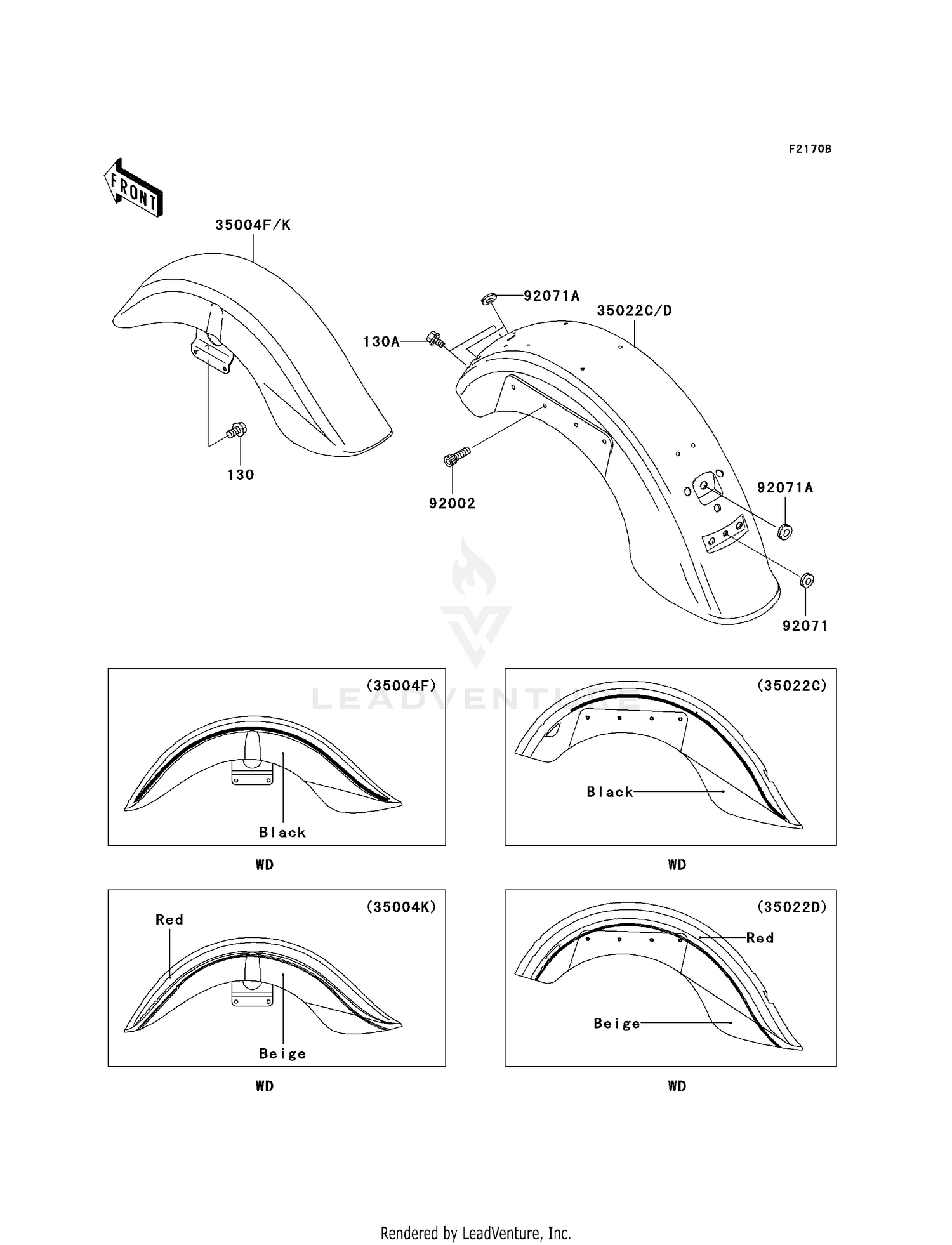 FENDERS (VN1500-L4)