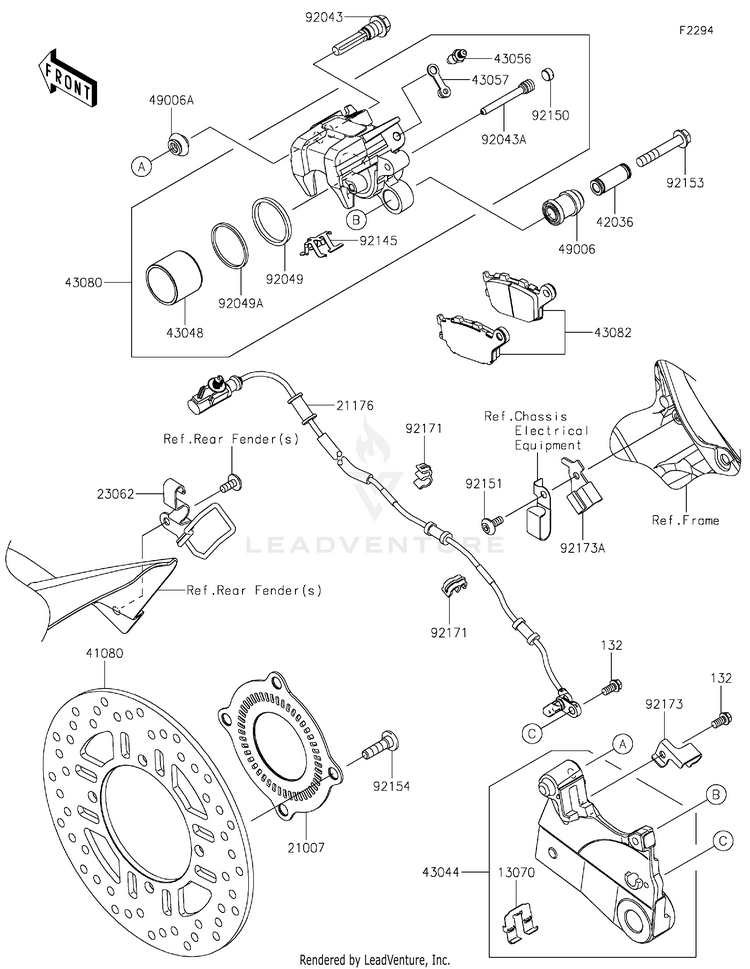 Rear Brake Schematic