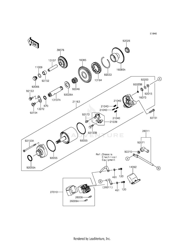 Starter Motor Schematic