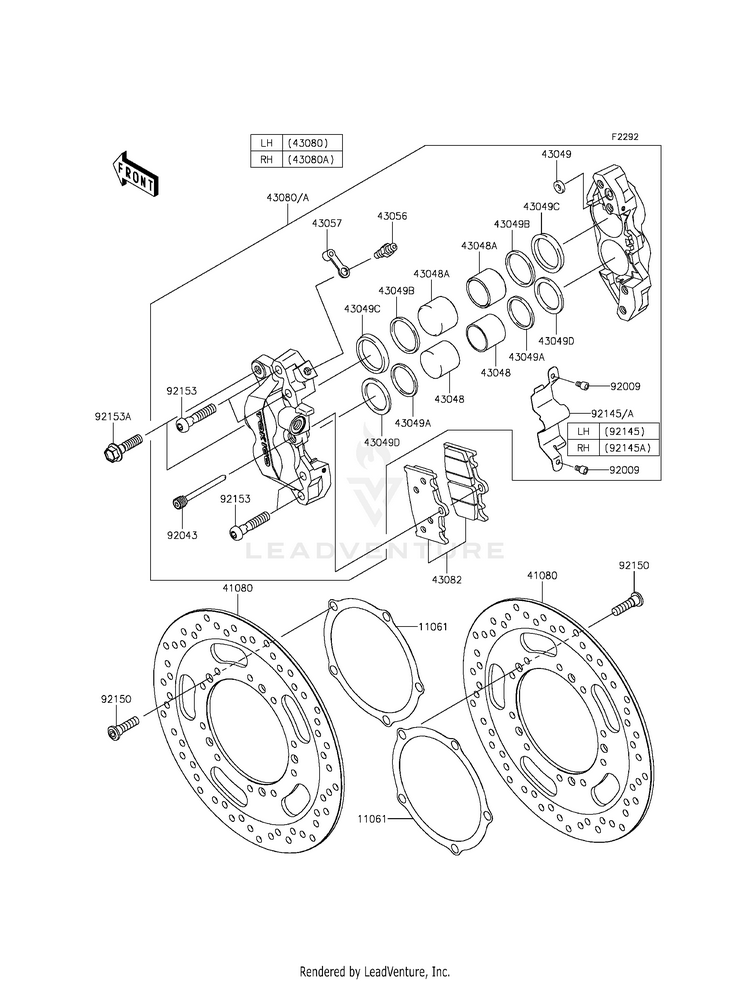 Front Brake Schematic