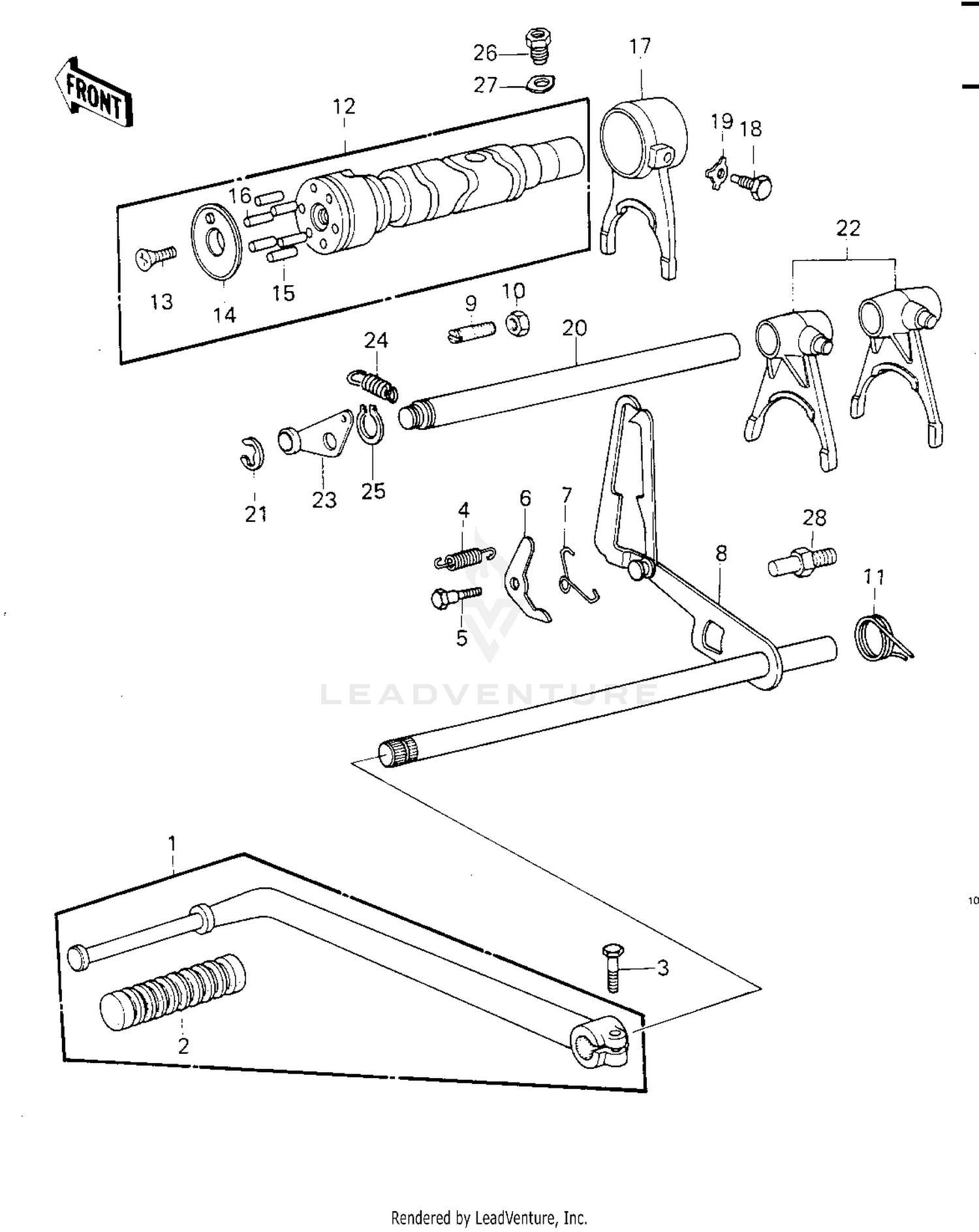 GEAR CHANGE MECHANISM