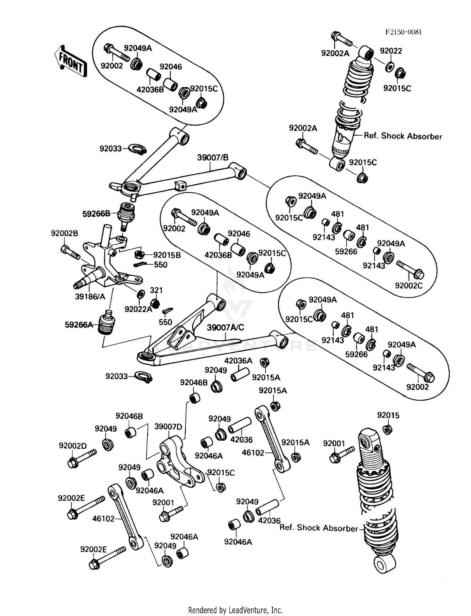SUSPENSION (KXF250-A1)