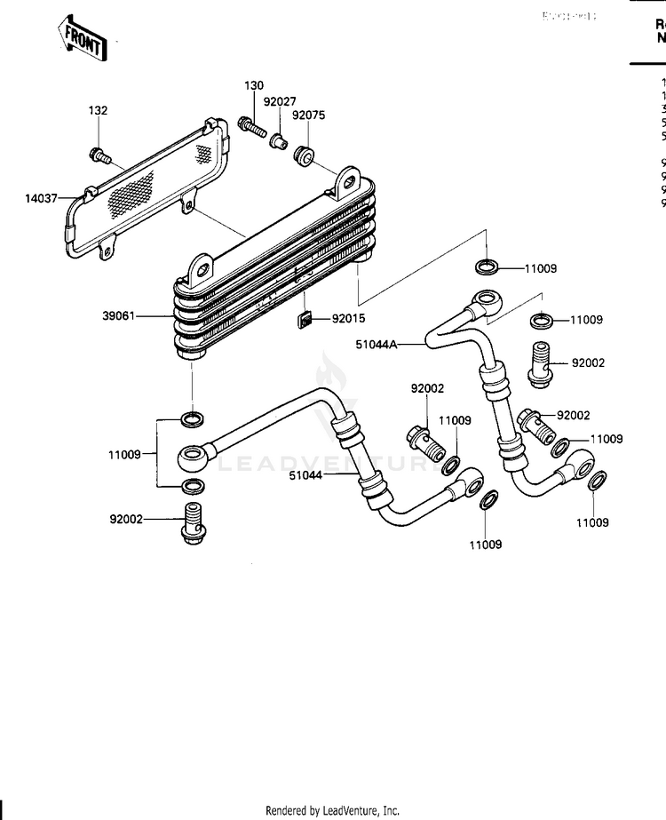 Oil Cooler Schematic