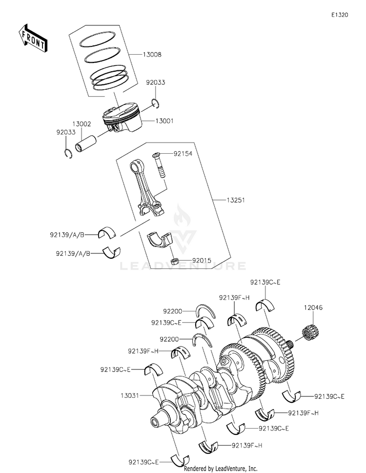 Crankshaft/Piston(S) Schematic