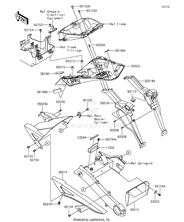 Rear Fender(S) Schematic