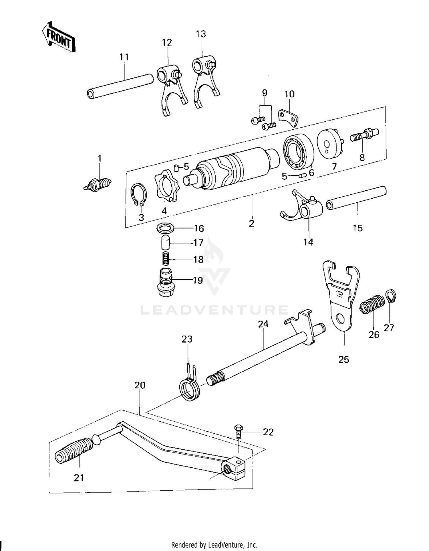 GEAR CHANGE MECHANISM