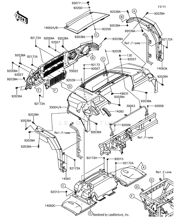 Front Fender(S)(Bff) Schematic