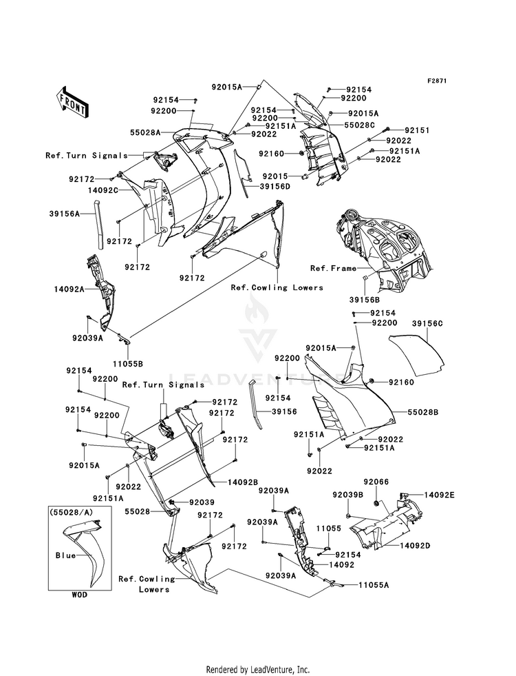 Cowling (Center) Schematic