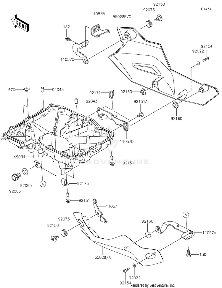 Oil Pan Schematic