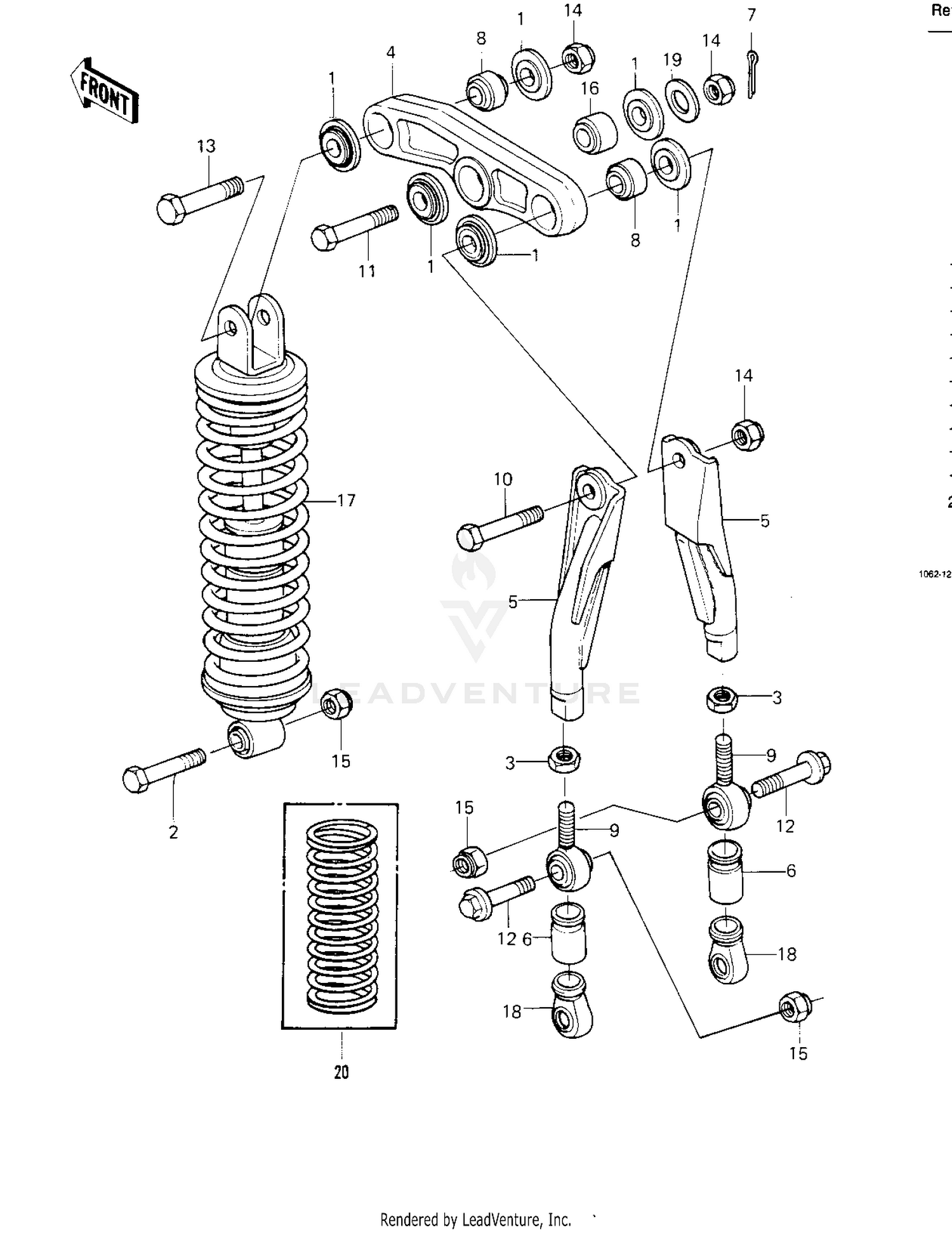 REAR SUSPENSION ('80 A1)