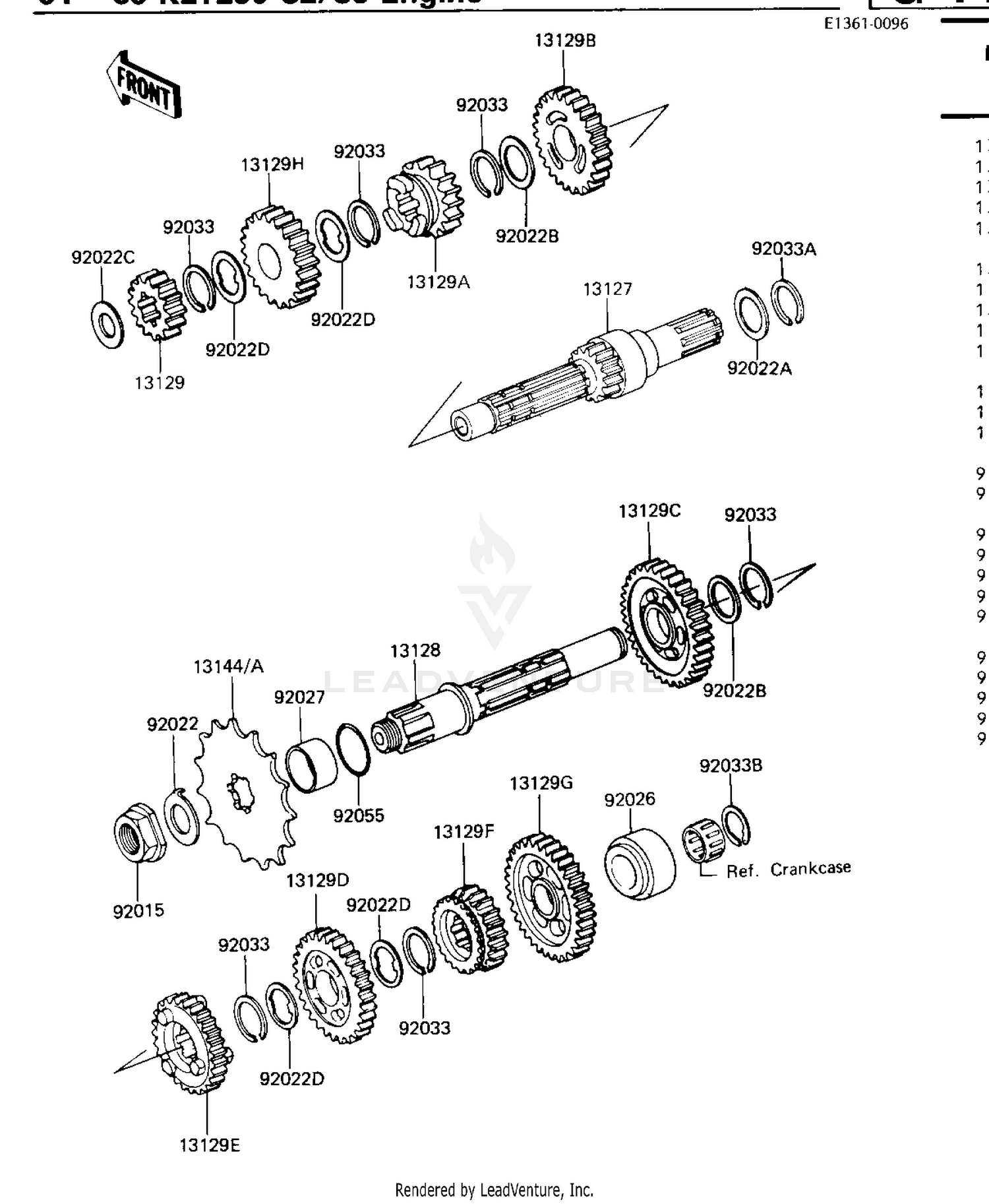 TRANSMISSION ('84-'85 C2/C3)