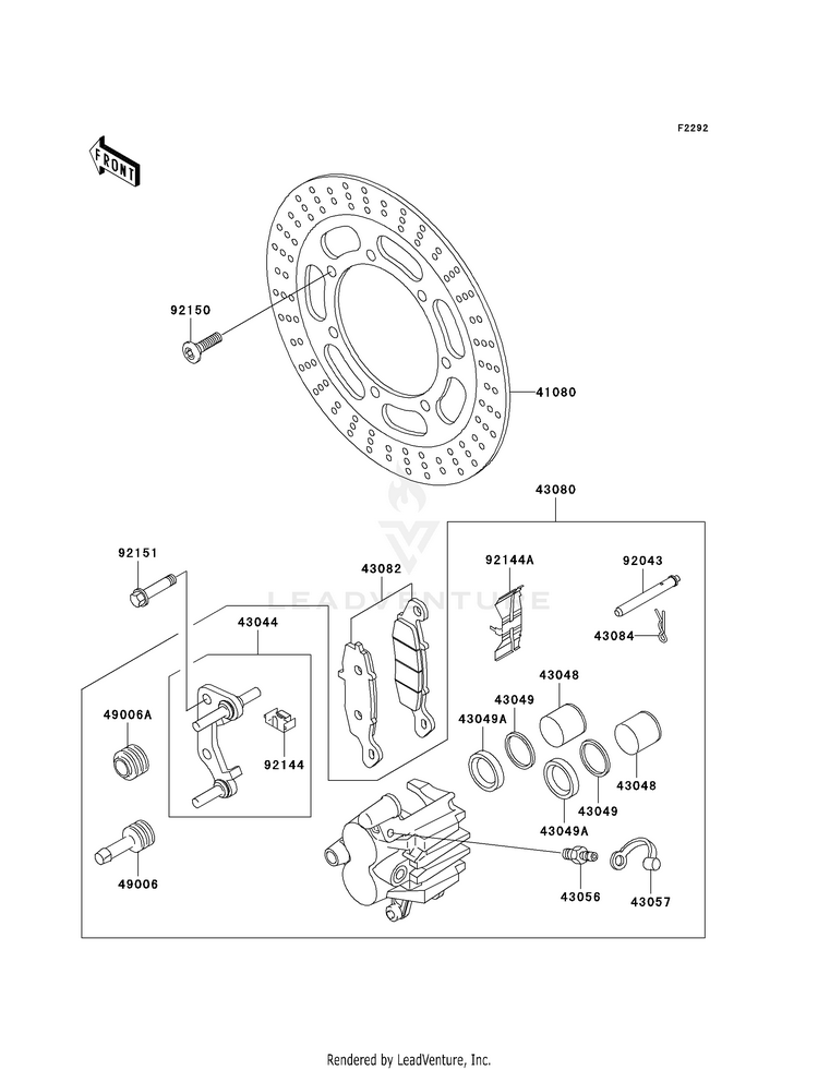Front Brake Schematic