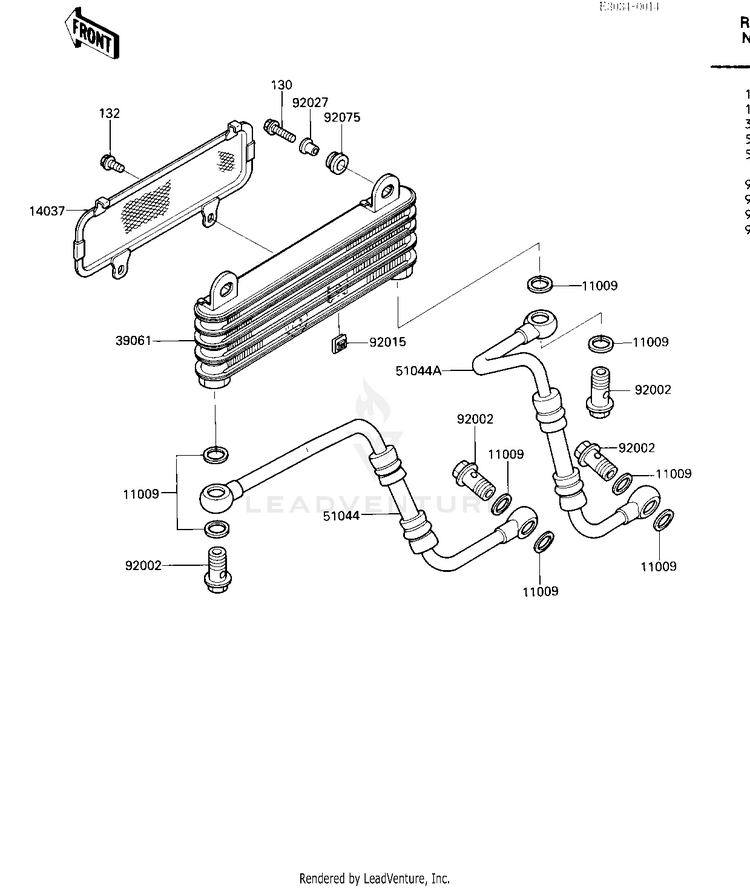 Oil Cooler Schematic