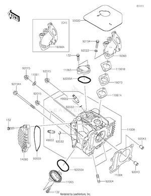 Cylinder Head Schematic