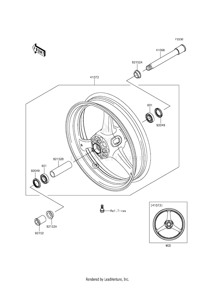 Front Wheel Schematic