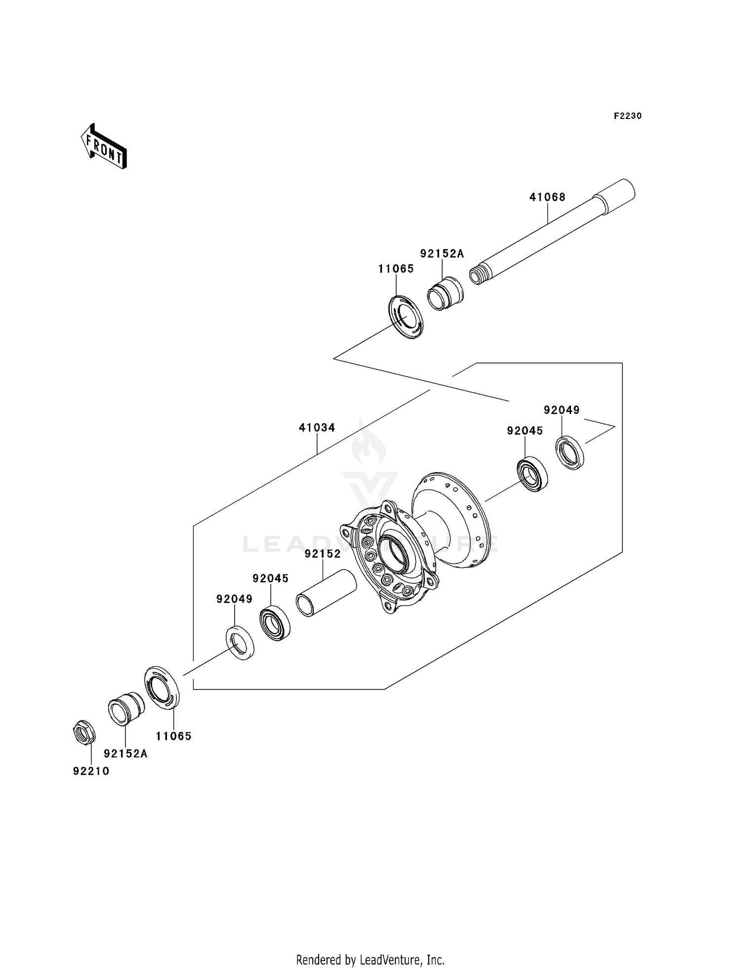 FRONT HUB