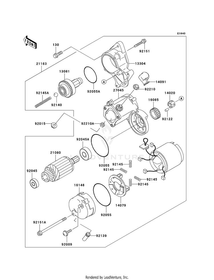 Starter Motor Schematic