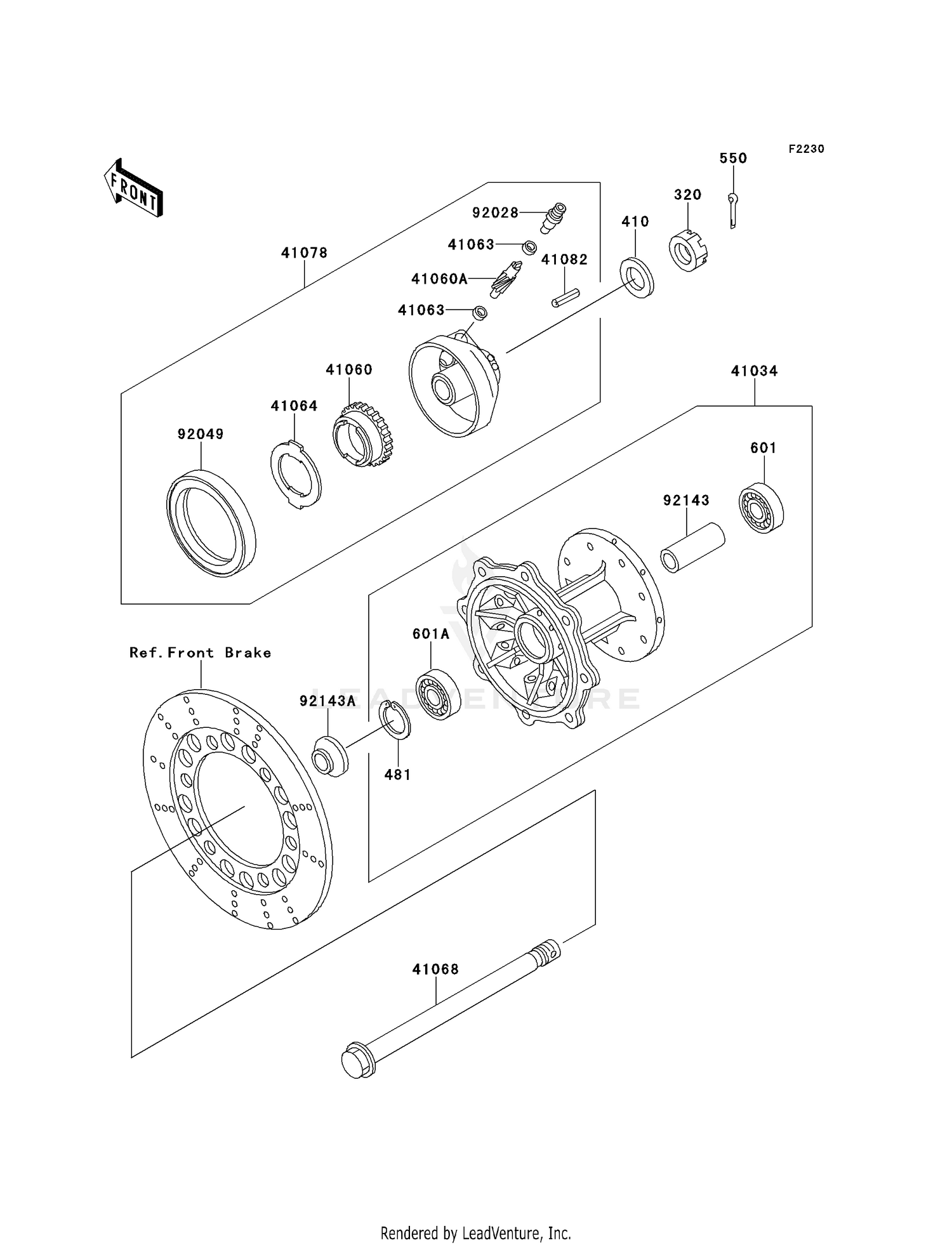 FRONT HUB