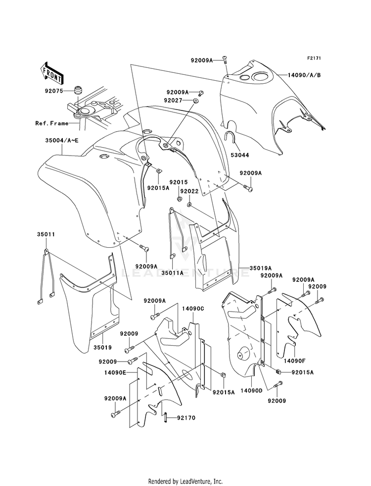 Front Fender(S) Schematic