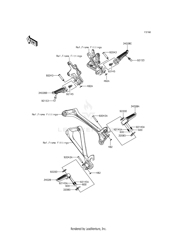 Footrests Schematic