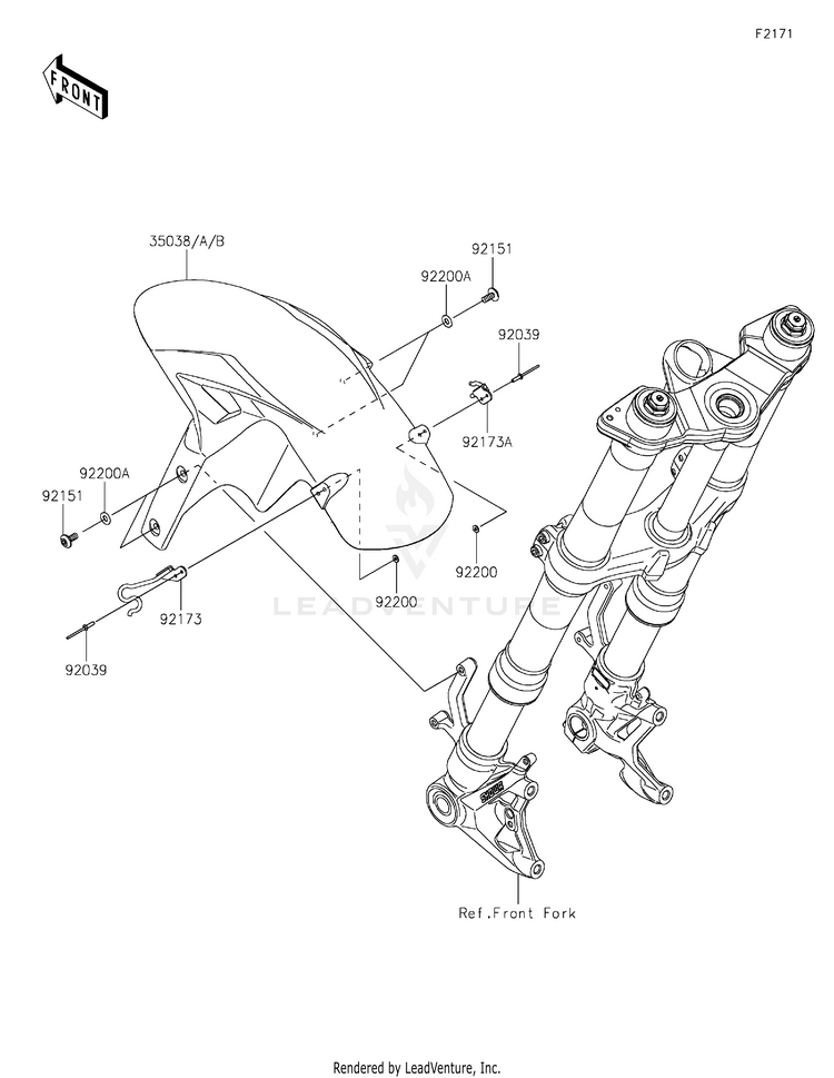 Front Fender(S) Schematic