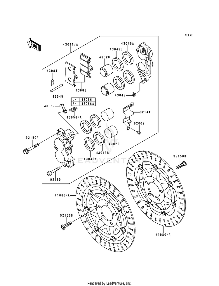 Front Brake Schematic