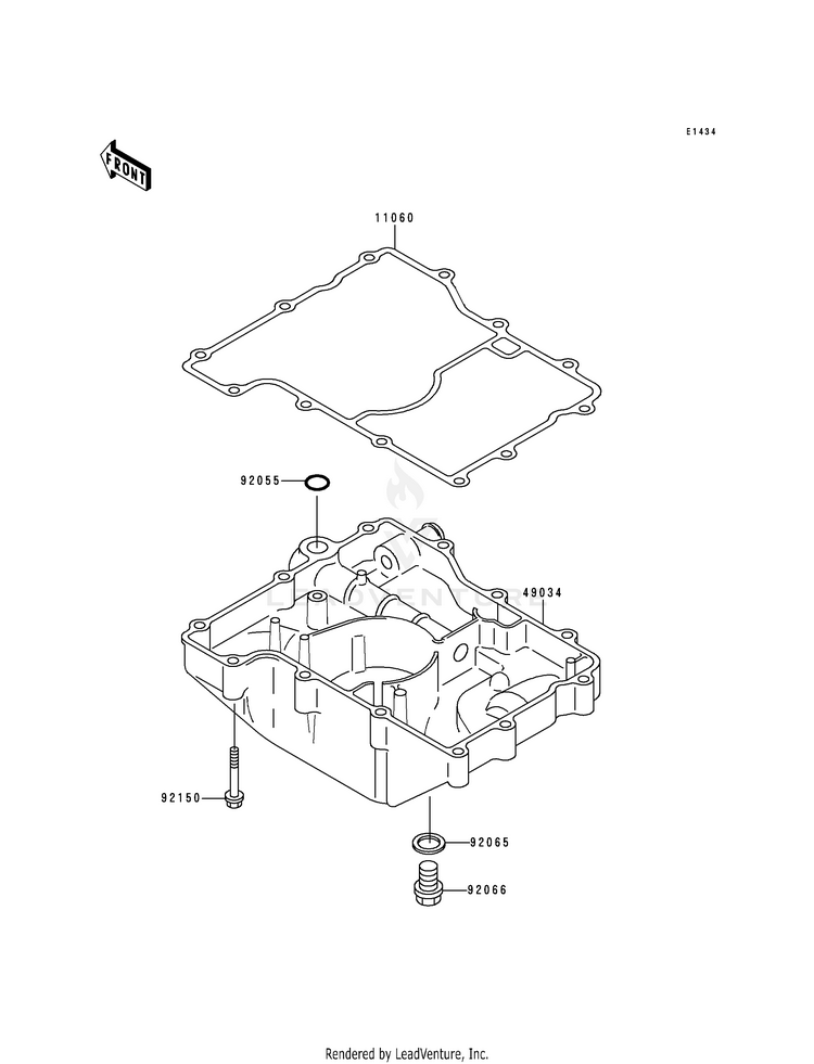 Oil Pan Schematic