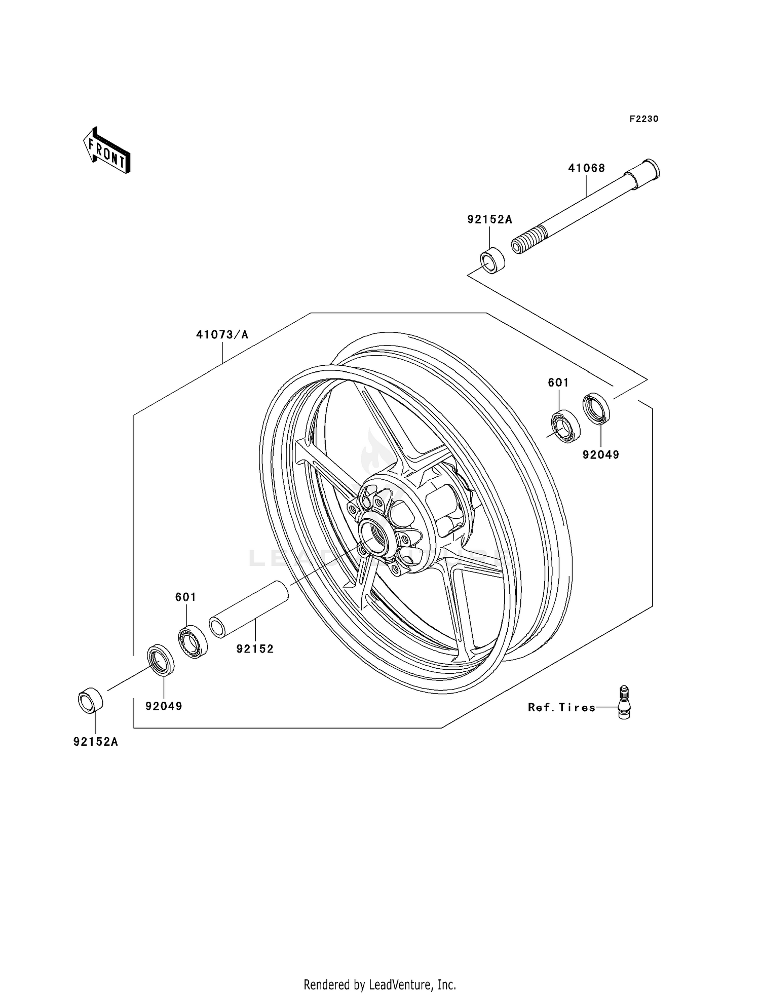 FRONT HUB