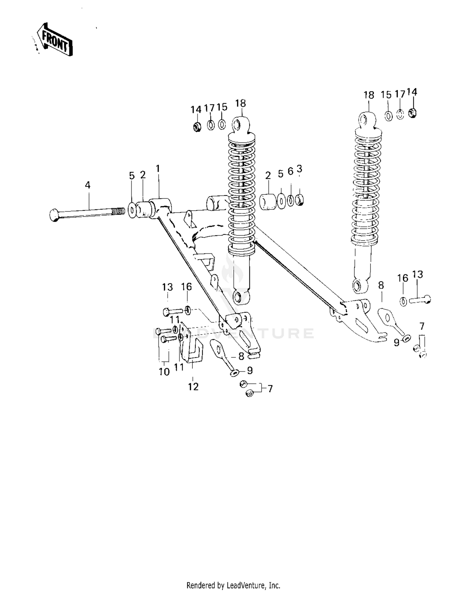 SWING ARM/SHOCK ABSORBERS