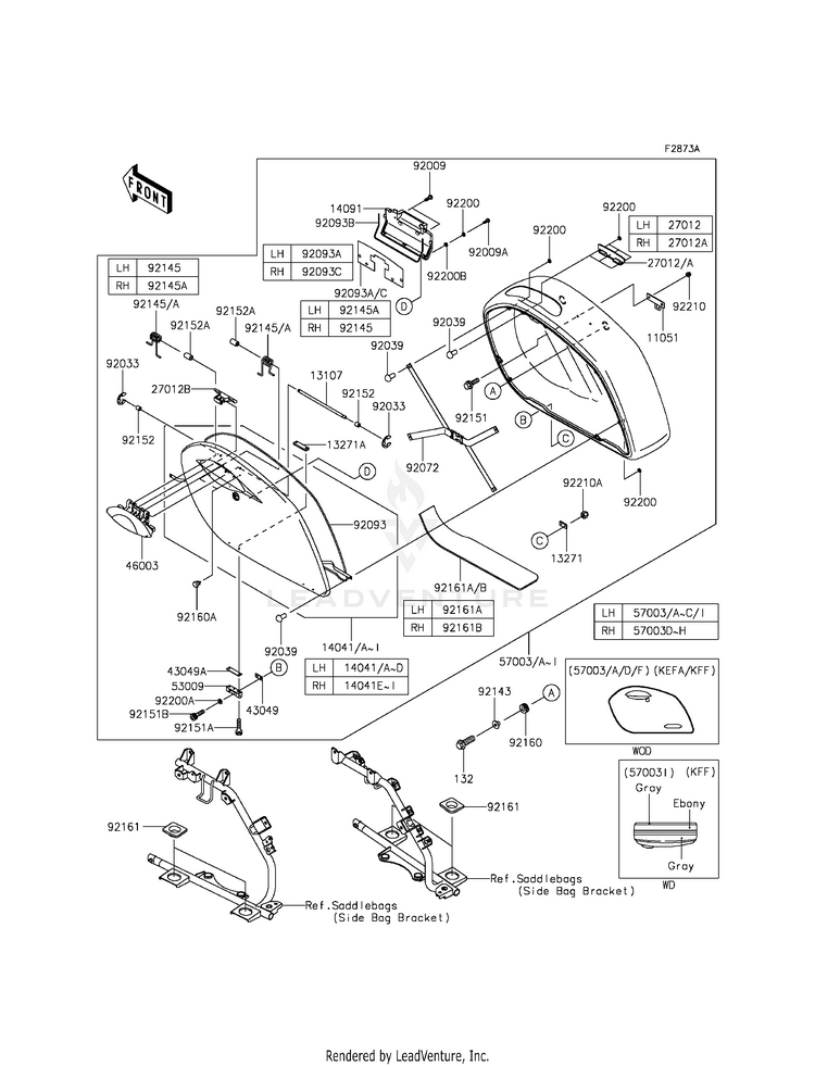 Saddlebags (Side Bag) Schematic