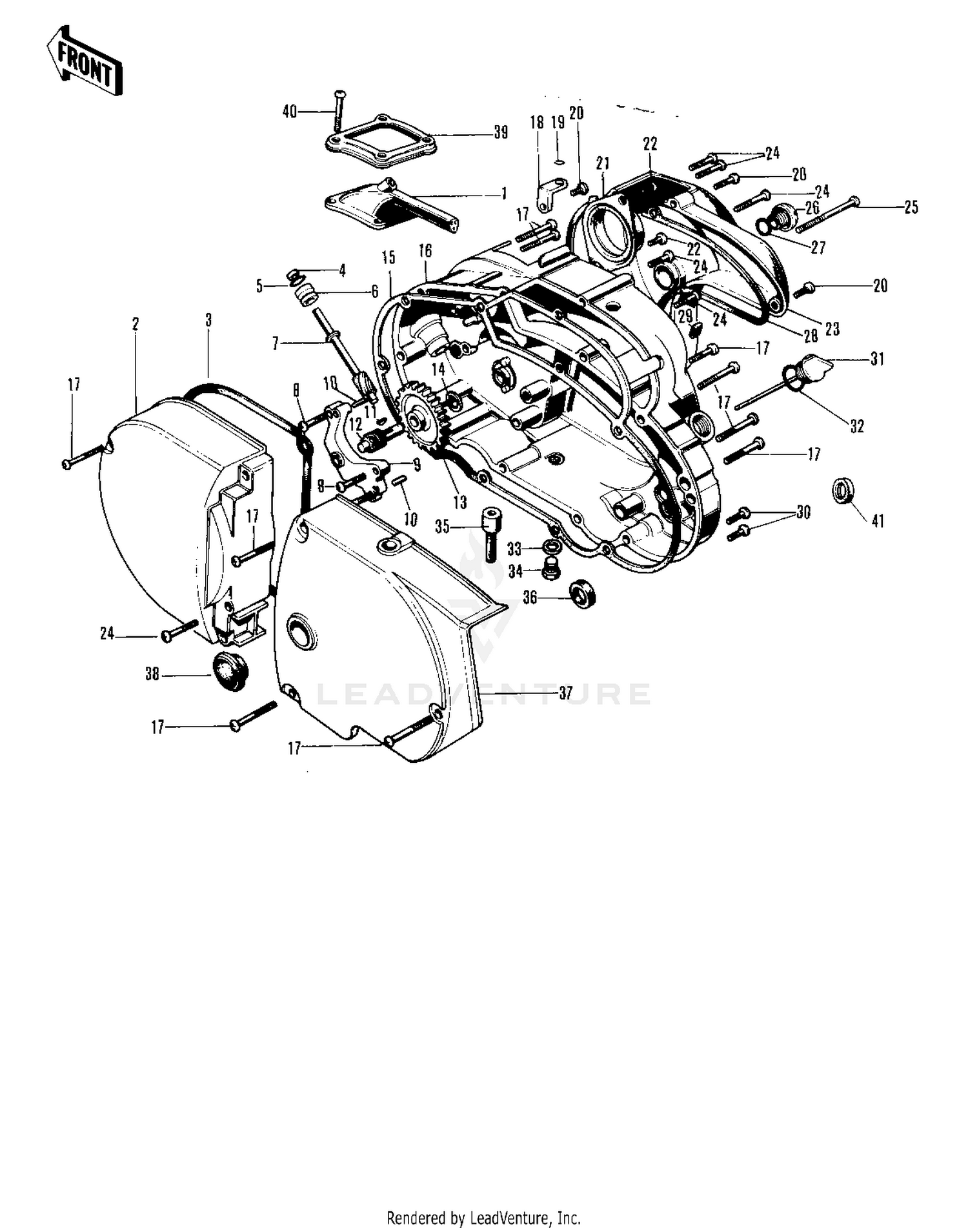 ENGINE COVERS ('71-'72 F8/F8-A)