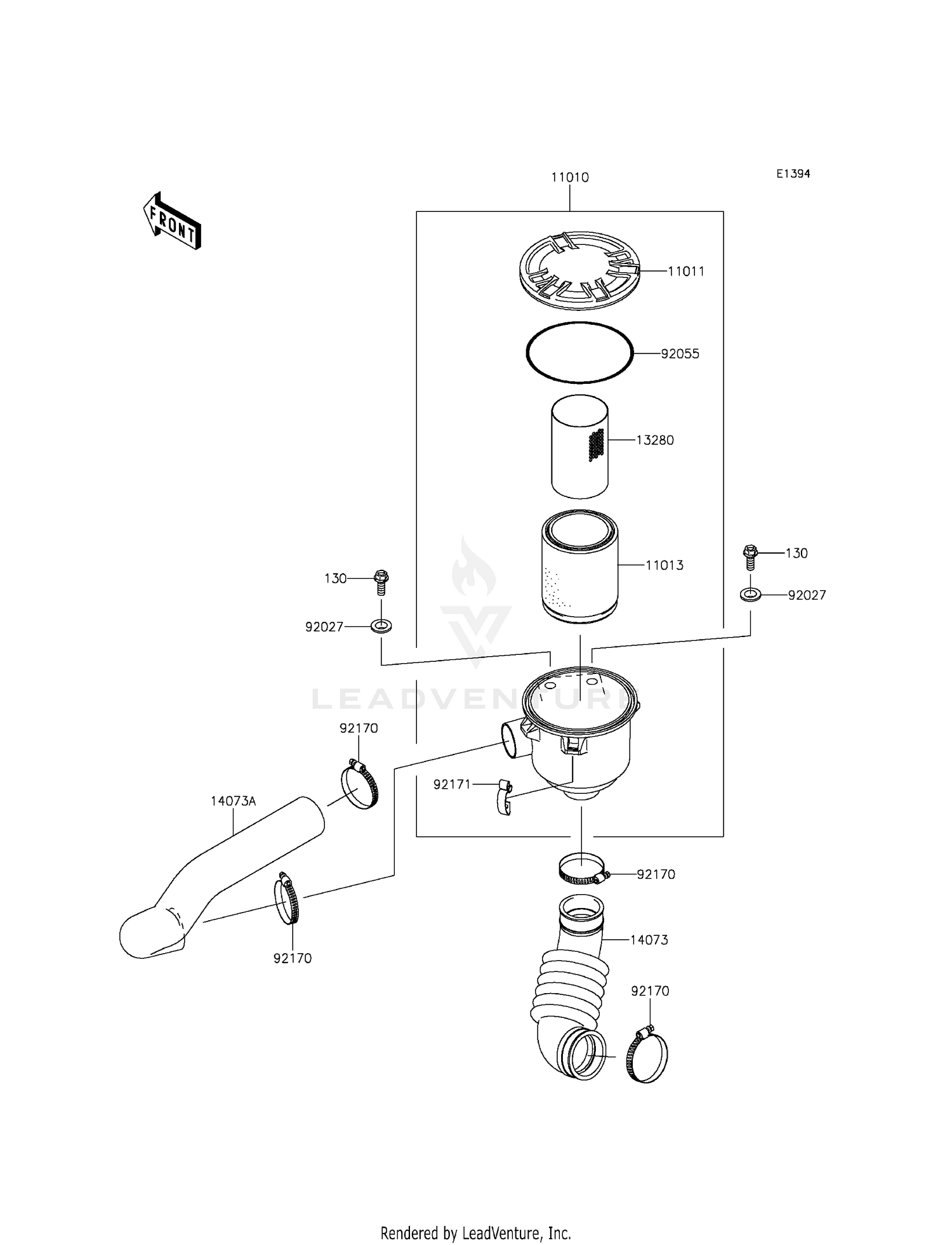 AIR CLEANER-BELT CONVERTER