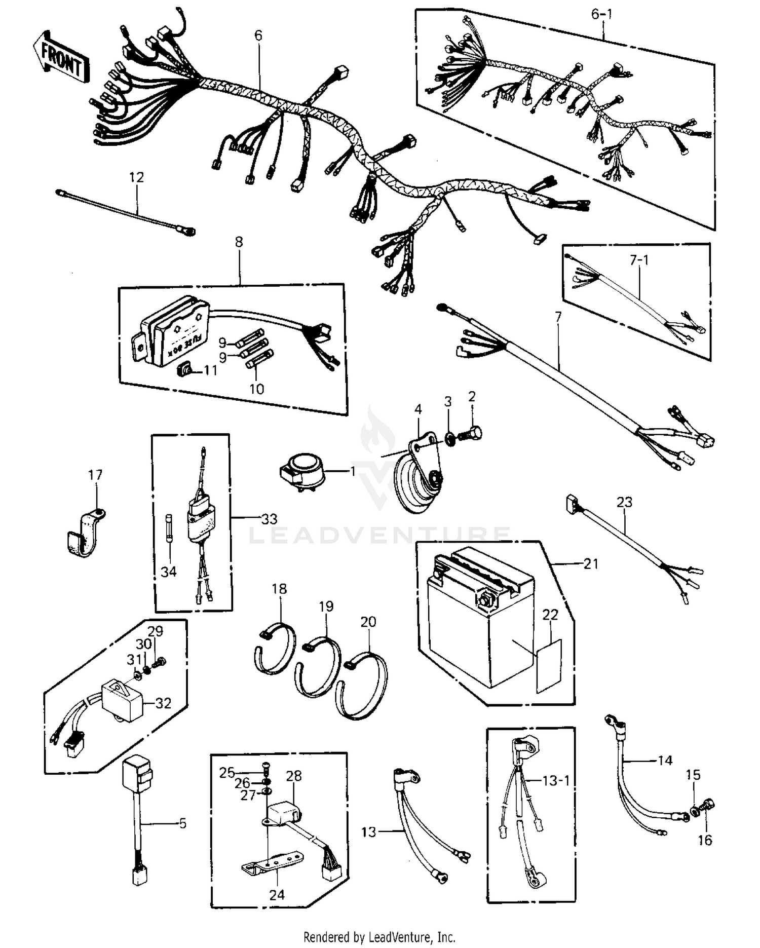 CHASSIS ELECTRICAL EQUIPMENT ('80-'81 C1