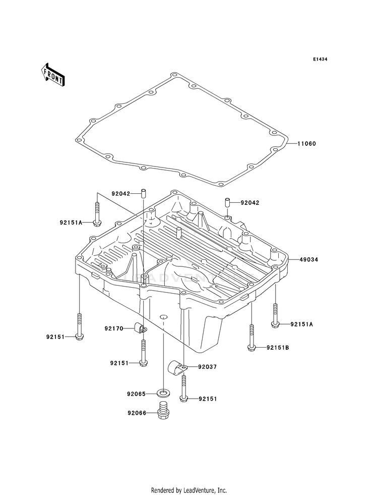 Oil Pan Schematic